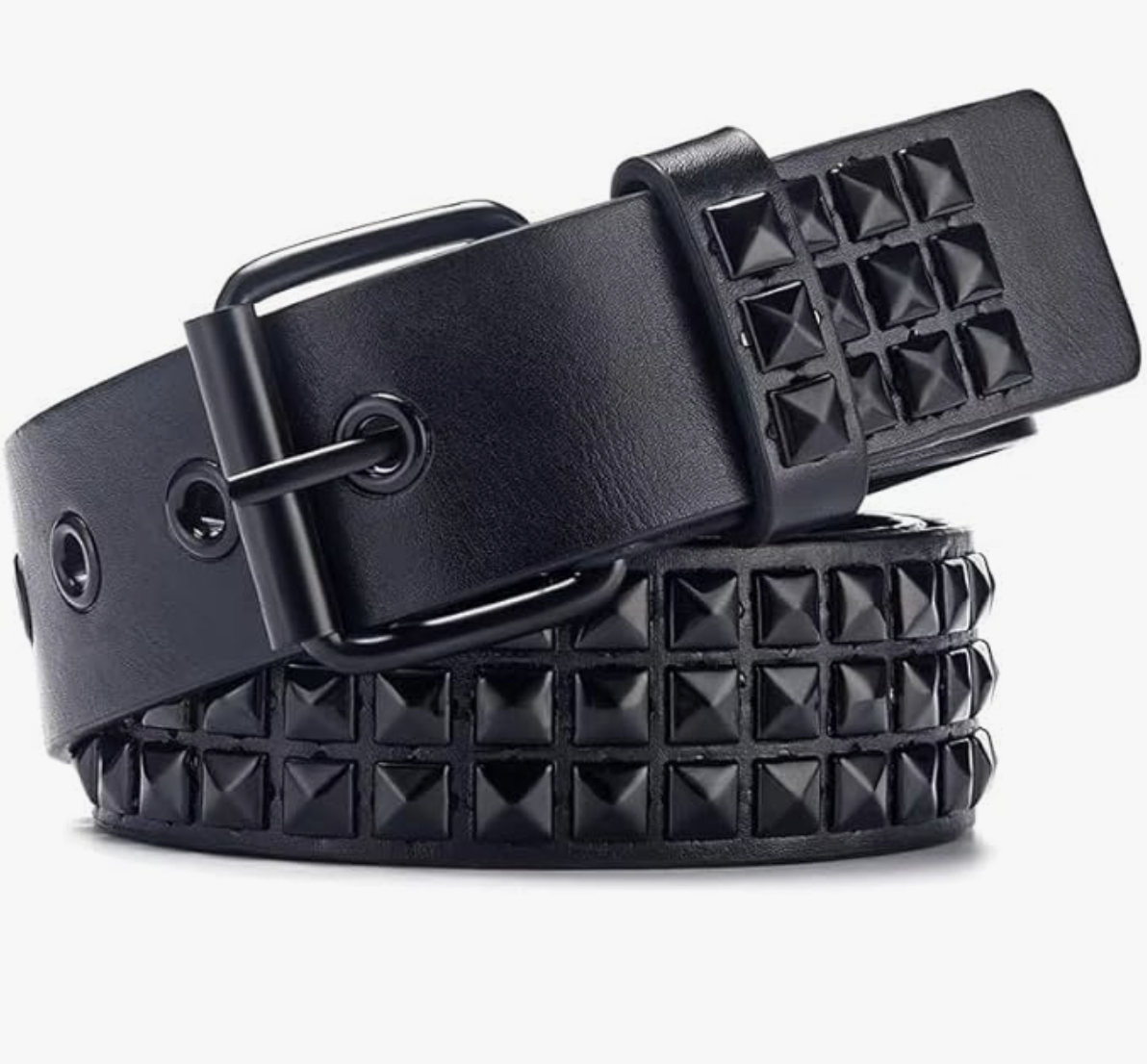 Pyramid Small 3 Row Belt - Black